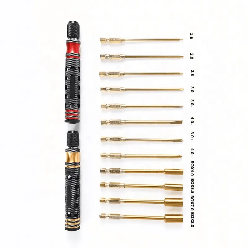 Rc Tool set Precision Screwdriver Bit Set Sleeve BOX4.0.BOX5.5.BOX7.0.B0X8.0 HEX Screwdriver