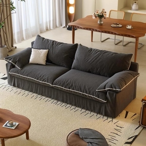 <span class=keywords><strong>Divano</strong></span> <span class=keywords><strong>divano</strong></span> wabi-sabi cloud <span class=keywords><strong>divano</strong></span> soggiorno piccolo appartamento di design di metà secolo moderno tessuto rimovibile in cotone <span class=keywords><strong>e</strong></span> lino <span class=keywords><strong>divano</strong></span> - Product Image 3