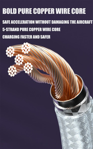 Sẵn Sàng Tàu 66W 6A 3-Trong-1 Nhanh Chóng Dữ Liệu Sạc Nylon Áo Khoác Bện Cho Android Điện Thoại Di Động Máy Tính Loại C <span class=keywords><strong>USB</strong></span> C Máy Quét - Product Image 4