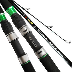 Canne à pêche personnalisée 2 pièces en carbone/fibre de verre avec poignée EVA et guides Fuji, couleur et poids personnalisés, vente directe usine - Product Image 6
