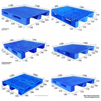 Palette en plastique FUGU de qualité alimentaire, simple face, pour stockage de liquides, en liquidation