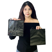 Sacs d'emballage refermables pour vêtements, écologiques, en plastique recyclé issu de l'océan, sacs à fermeture éclair givrés pour l'emballage de t-shirts