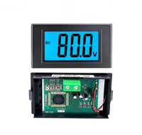 YOURMESTUDIO DC Voltmètre à affichage numérique, tête de mesure à cristaux liquides, module de mesure DC 12V-100V YRDOX-0034 noir