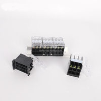 Bloc de bornes à vis de type européen XT IN-12BK 0,75-2 mm 200 A 600 V 3P en cuivre pour câblage fixe pour conducteurs de 11-20 AWG