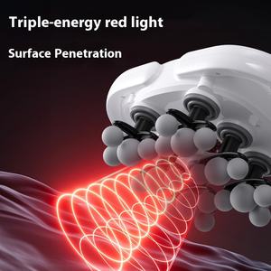 Novo 22-Head sem fio Fascia Massage Gun recarregável portátil Body Back Vibration Muscle Relaxamento <span class=keywords><strong>Massager</strong></span> para pernas e braços - Product Image 2