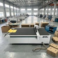 Máquina de corte digital de alta precisión con software, plotter de tarjetas de plantillas, cortadora de cama plana, máquina de corte CNC oscilante con cuchilla vibratoria