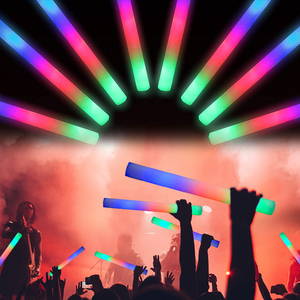 Barra de Espuma Luminosa LED Intermitente de 48 cm para Animación en Fiestas, Bodas y Conciertos con Logotipo Personalizado de Promoción - Product Image 2