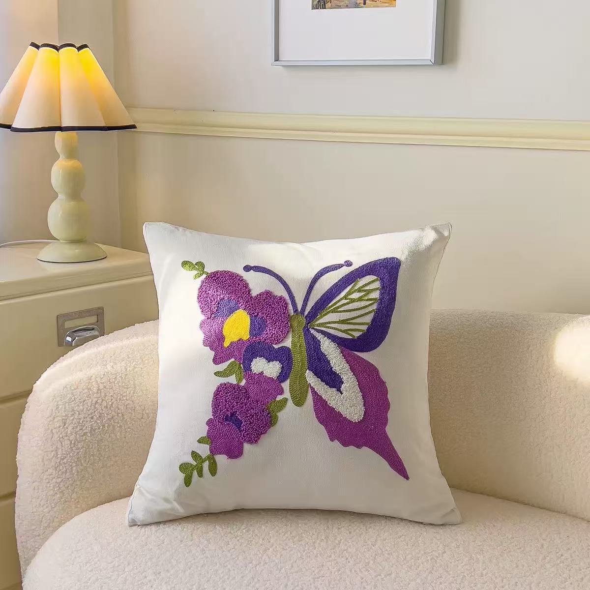 Papillon violet