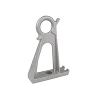 Pince en aluminium pour la gestion des câbles à fibres optiques ABC Support mural avec métal, acier, matériaux en acier inoxydable