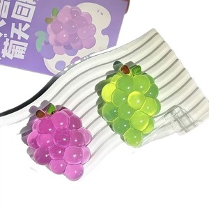 Super Clear Crystal Grape <b>Squishy</b> Toy Sunshine Rose Shape Soft TPR Squeeze Toy Hot Selling Stress Relief Emotional Vent Decompre - Product Image 1