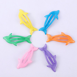 Pince à cheveux en résine plastique Dolphin BB Clip 10 cm pour enfant, accessoire quotidien pour la coiffure - Product Image 4