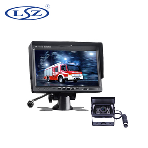 Phổ biến 7 ''hd đầy đủ màu sắc TFT LCD màn hình kỹ thuật số màn hình rộng Rear View Backup máy ảnh cho xe CCD cảm biến hình ảnh 1 năm bảo hành - Product Image 1