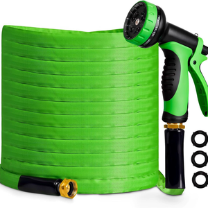 Carretes de Manguera de Jardín de Acero Inoxidable de Alta Calidad con Revestimiento de Goma, Alta Presión, Anticorrosión, Mango Telescópico, Pistola de Agua para Lavado de Coches - Product Image 5