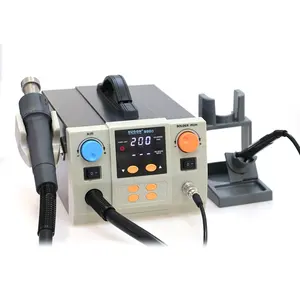 SUGON 9960 Diaphragm Pump Hot Air Soldering Rework Station, SMD Rework Soldering Station 2in1