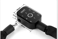 Verrou de vélo intelligent Tuya, empreinte digitale, mot de passe, NFC, étanche, antivol, pour vélo électrique, scooter, moto