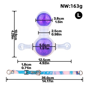 FAAK Silicone <b>Dildo</b> Reversible Mouth Gag,BDSM Penis Gags Ball Deep Throat,Bondage Restraints,Sex Toys for Couples Game Wholesale - Product Image 2
