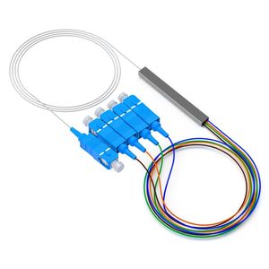 Divisor PLC de Fibra Óptica Tipo Mini <span class=keywords><strong>SC</strong></span> UPC Multicolor de 0.9 MM para Proyecto FTTH KEXINT - Product Image 1