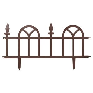 Small Interlocking Flexible Lawn Edging Single-Chip Type Wire Mesh Composition Modern Design Hollow Garden <b>Fences</b> for Gardens - Product Image 5