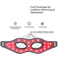 Appareil de beauté pour la thérapie oculaire à la lumière rouge, masque oculaire chauffant à photons, appareil de soin des yeux en silicone LED pour la maison