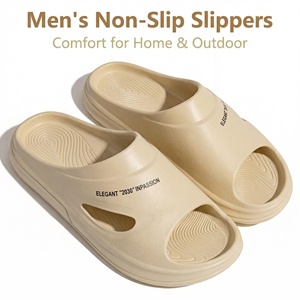 รองเท้าผู้ชายแบบสวมใส่สบาย ผลิตจากวัสดุ EVA รีไซเคิลได้ กันลื่น ระบายอากาศได้ดี กันน้ำ เหมาะสำหรับกิจกรรมกีฬา ใช้ได้ทั้งในบ้านและนอกบ้าน รวมถึงห้องน้ำ - Product Image 2