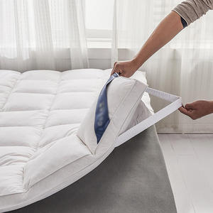 Milieuvriendelijke Zachte Bedbeschermer Verdikte Antislip Beschermende Pad Comfortabele Matras Topper Voor Hotels En Pensions - Product Image 1