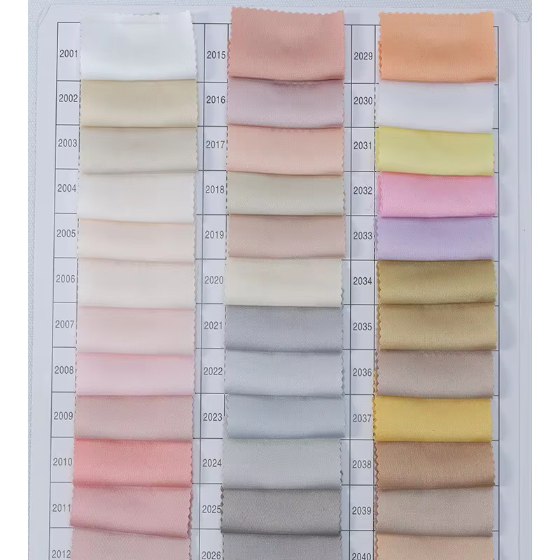 High-Elasticity Faux Silk Chiffon Fabric 95% Polyester 5% Spandex Abrasion-Resistant Woven Abstract Geometric Pattern 50D