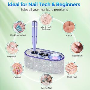 Professional 40000RPM <b>Nail</b> Drill Kit US 12 Drill Bits Plastic E-File Machine for Acrylic <b>Nails</b> <b>Nail</b> Gel Polish Removal Manicure - Product Image 5
