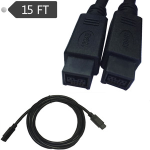 Cable <span class=keywords><strong>Firewire</strong></span> 800 <span class=keywords><strong>a</strong></span> <span class=keywords><strong>Firewire</strong></span> 800 Negro IEEE 1394, 9 Pines/9 Pines Macho/Macho, 15 Pies/10 Pies/6 Pies - Product Image 4