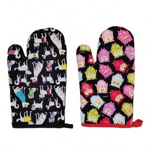 Maniques de cuisine et dessous de plat professionnelles robustes 100% coton résistantes à la chaleur écologiques design personnalisé cadeau idéal - Product Image 4