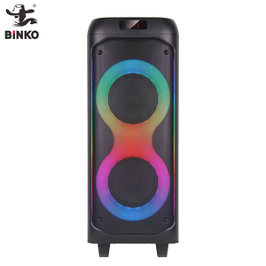 Binko 6.5 Inch Không Dây Cho <span class=keywords><strong>Bluetooth</strong></span> Xe Đẩy Loa Di Động Ngoài Trời <span class=keywords><strong>MP3</strong></span> Máy Nghe Nhạc Với Đèn LED Tăng Cường Âm Bass Cho Karaoke & - Product Image 5