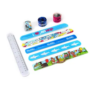 Factory wholesale polyester slap band bracelets custom funny slap wristband reflective slap band