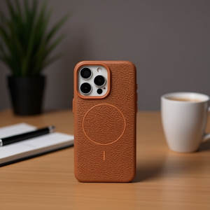 Funda Protectora Magnética Ligera para IP 14 PRO con Textura de Lichi para Teléfono Móvil - Product Image 2