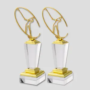 New design novelty CNC cut trophies aluminum trophy souvenir suppliers
