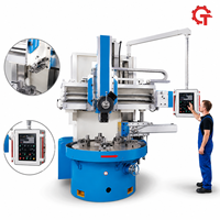 Foratrice Verticale a Colonna Singola con Mandrino a Quattro Griffe, Volantino Manuale e Controllo a Pendolo, Tornio CNC Manuale