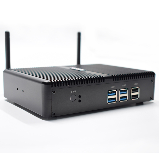 Core I5 7267U Fanless Desktop Gaming Win10 Mini PC Portable Computer with DDR4 RAM