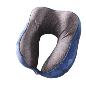 Tùy chỉnh thiết kế văn phòng ngủ trưa Bộ nhớ bọt gối đệm hình chữ U MềM Cổ phần còn lại cho máy bay cắm trại điều dưỡng khách sạn sử dụng dệt kim - Product Image 5