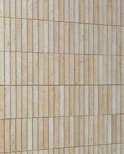 Revestimiento de Pared de Mosaico de Travertino Natural de Lujo Premium - Diseño Moderno Resistente al Agua para Interiores de Hoteles - Product Image 5