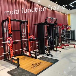 เครื่องออกกำลังกายแบบสมิธแมชชีนสำหรับยิมเชิงพาณิชย์ อุปกรณ์ฟิตเนสสำหรับการสร้างกล้ามเนื้อ แร็คสควอทอเนกประสงค์ เครื่องฝึกฟังก์ชันนอล รุ่นคอมมานเดอร์ - Product Image 2