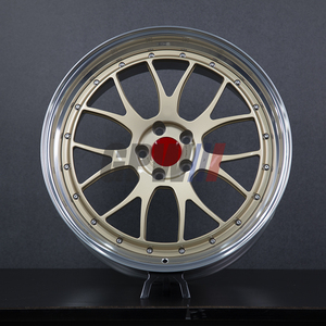 Jantes forgées en deux parties GPW Custom 18 19 20 pouces 5x112 5x114.3 5x120 Or pour Tesla Model 3 Y X S BMW M3 M4 M5 Mercedes Benz <span class=keywords><strong>Audi</strong></span> - Product Image 2