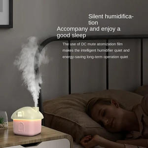 Mini Humidificador de Aire USB Portátil con Lámpara Nocturna, Diseño Romántico, Fuente de Alimentación Eléctrica para Automóvil y Uso en Exteriores - Product Image 3