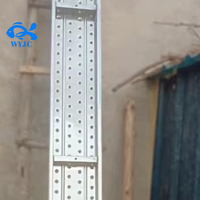 Planche de chantier galvanisée à chaud, planche de chantier perforée pour la construction, accessoires de chantier