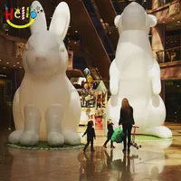विशाल inflatable सफेद खरगोश के लिए आउटडोर विज्ञापन