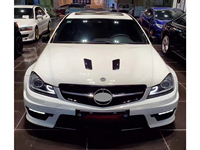 Nouvel ensemble de pare-chocs avant pour Mercedes Classe C W204, amélioration AMG63 2011-2014, avec feux de jour intégrés