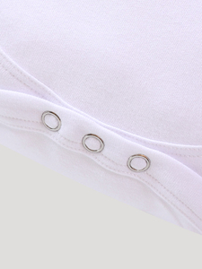 थोक ओटम कस्टम लोगो प्रिंट बेबी कपड़े बॉडीसूट लंबे आस्तीन कपास बेबी स्नैप - Product Image 6