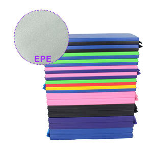 Colchoneta de Gimnasia Premium de 4 Pliegues, Colchoneta de Espuma de PU para Entrenamiento <span class=keywords><strong>en</strong></span> Casa, Gimnasio, Escuela, Ejercicio Físico, Artes Marciales, Educación Física, Fábrica - Product Image 4