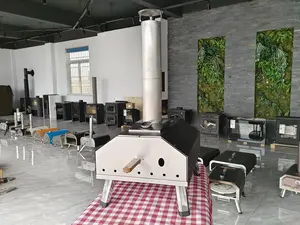 Pizza Oven Gas With Rotate Stone High Quality Stainless Steel Electric Modern Design