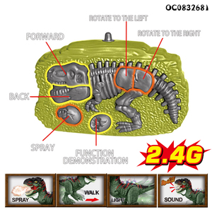 2.4G Mist spray radio télécommande marche dinosaure jouets avec lumière et son - Product Image 6