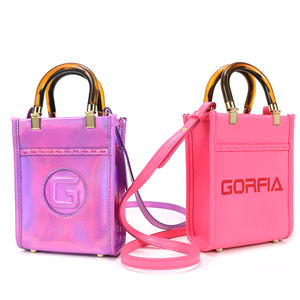 Gran oferta 2024, bolsos pequeños con cadena cuadrada para mujer, bolsos de mensajero con correa de cadena, bolsos de moda para mujer/ - Product Image 3