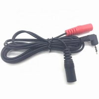 2m 2.5mm 4 Pôles Audio Mâle à 3.5mm 2 Femelle Jack Adaptateur CTIA Y Splitter Audio Cable