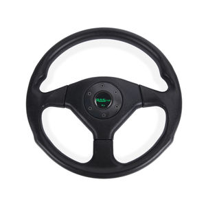 <span class=keywords><strong>Volant</strong></span> de sport de course JDM 14 pouces <span class=keywords><strong>Volant</strong></span> plat en cuir PU Volante Deportivo De Coche - Product Image 1